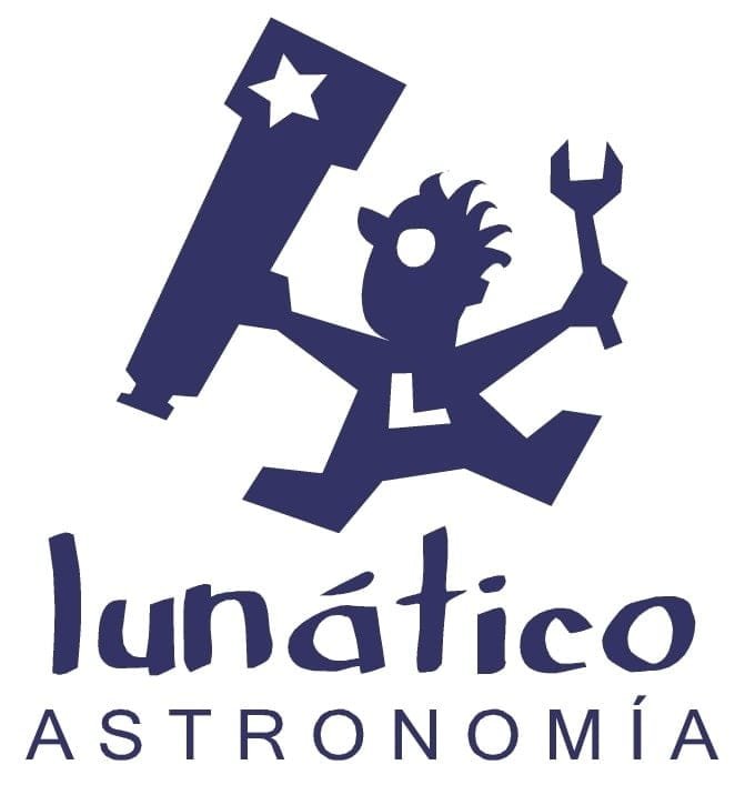 Lunático Astronomía logo - Innovation in astronomical solutions for remote observatories.
